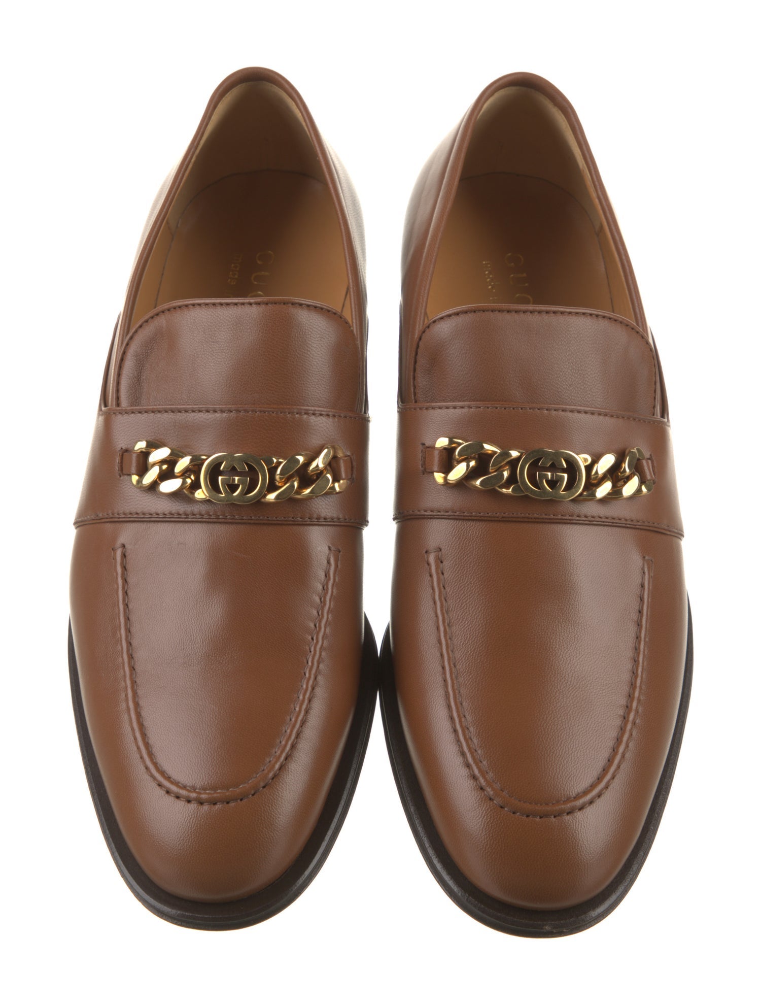 Gucci Leather Dress Loafers